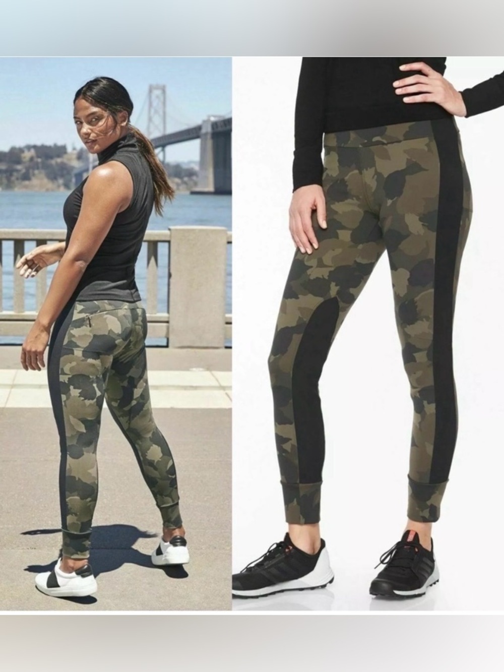 Athleta Essex Camo Hybrid Tight